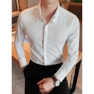 男士的正式衬衫男士的苗条时尚和英俊的法国大1229r