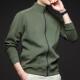 男士 立领长袖 T恤开衫 春季 双面德绒卫衣保暖内搭打底衫 0128w
