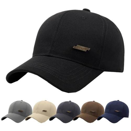 帽子男韩系时尚风简约棒球帽棉涤鸭舌帽季户外防晒遮阳帽女1217r