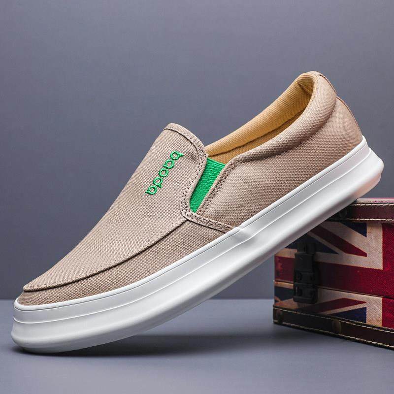 春秋新款男帆布鞋一脚蹬驾车透气男士厚底布鞋休闲板鞋0111z,流行男鞋,时尚休闲鞋,淘宝优惠券,粉丝福利购,淘宝优惠卷