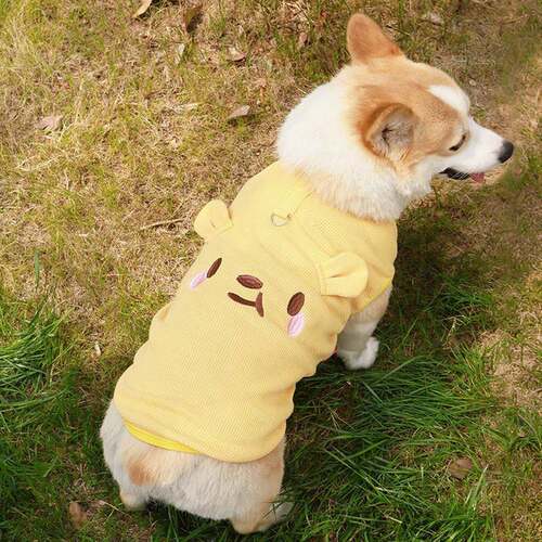 腊肠柯基柴犬比熊狗狗衣服春夏季薄款背心防掉毛防晒防脏防0824k
