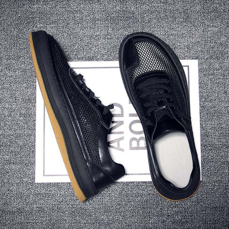 男士凉鞋2026年新款鞋子男镂空透气懒人洞洞包头小丑鞋男潮0110r,流行男鞋,时尚休闲鞋,淘宝优惠券,粉丝福利购,淘宝优惠卷