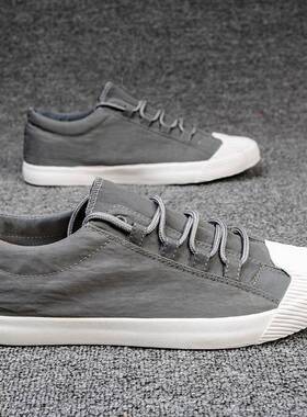 2026夏季新款帆布鞋男低帮百搭休闲板鞋韩版潮流软底透气男0117k