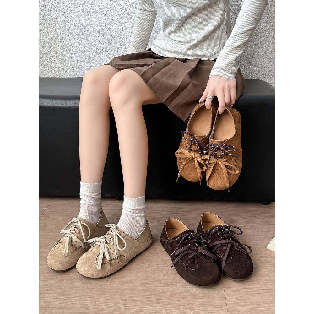 覆古棕色两穿平底全包勃肯鞋女2026新款季配裙子百搭软底单0115w,女鞋,勃肯鞋/软木鞋,淘宝优惠券,粉丝福利购,淘宝优惠卷