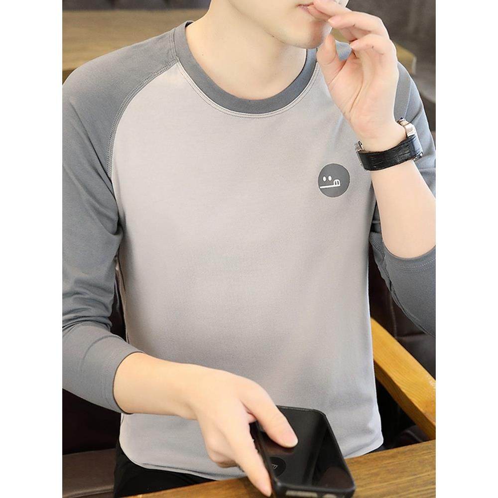 2026新款秋季长袖t恤男式底裤秋装修身内装0120k,男装,T恤,淘宝优惠券,粉丝福利购,淘宝优惠卷