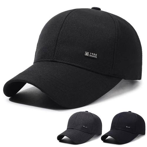 秋冬新款男士鸭舌帽户外遮阳防晒棒球帽时尚暗格百搭大檐帽1217r