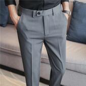 小感9分休闲裤 新潮修身 0318k 弹力休闲裤 男士