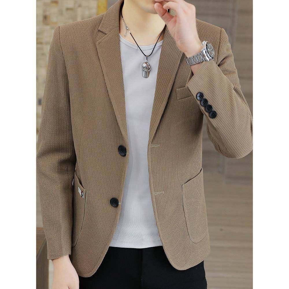 男士西装夹克春秋韩版修身新款双扣单排扣新潮青年休闲套装0121r,男装,商务正装西服,淘宝优惠券,粉丝福利购,淘宝优惠卷