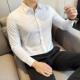 商务休闲小众刺绣个性 男士 男上0130r 衬衣春季 时尚 高级感修身 长袖