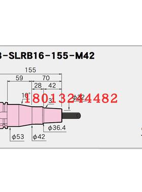 A63-SLRB16 20 25-155-M42日本恩司迪MST热装刀柄现货销售 需询价