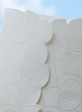 Paperwill原创时尚高级感ins风花团锦簇生日毕业商务明信片贺卡