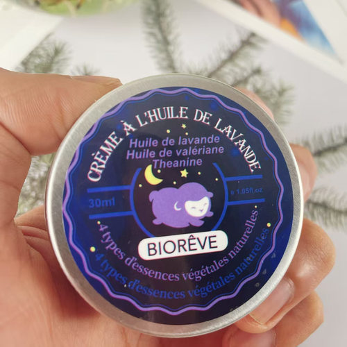 法国梦天然BIOREVE晚安芳香膏30g/盒薰衣草油失眠睡眠晚安膏FL