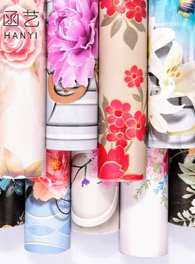 10米加厚PVC墙纸卧室温馨宿舍防水欧式田园客厅3D立体背景墙壁纸