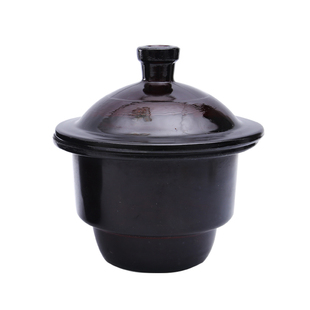 华鸥 实验室玻璃干燥器棕色真空干燥皿规格120 150 180 210 240 300 350 400 mm