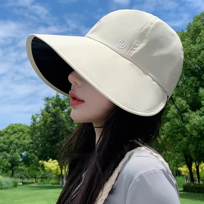 夏季UPF50+大檐防晒可折叠遮阳帽
