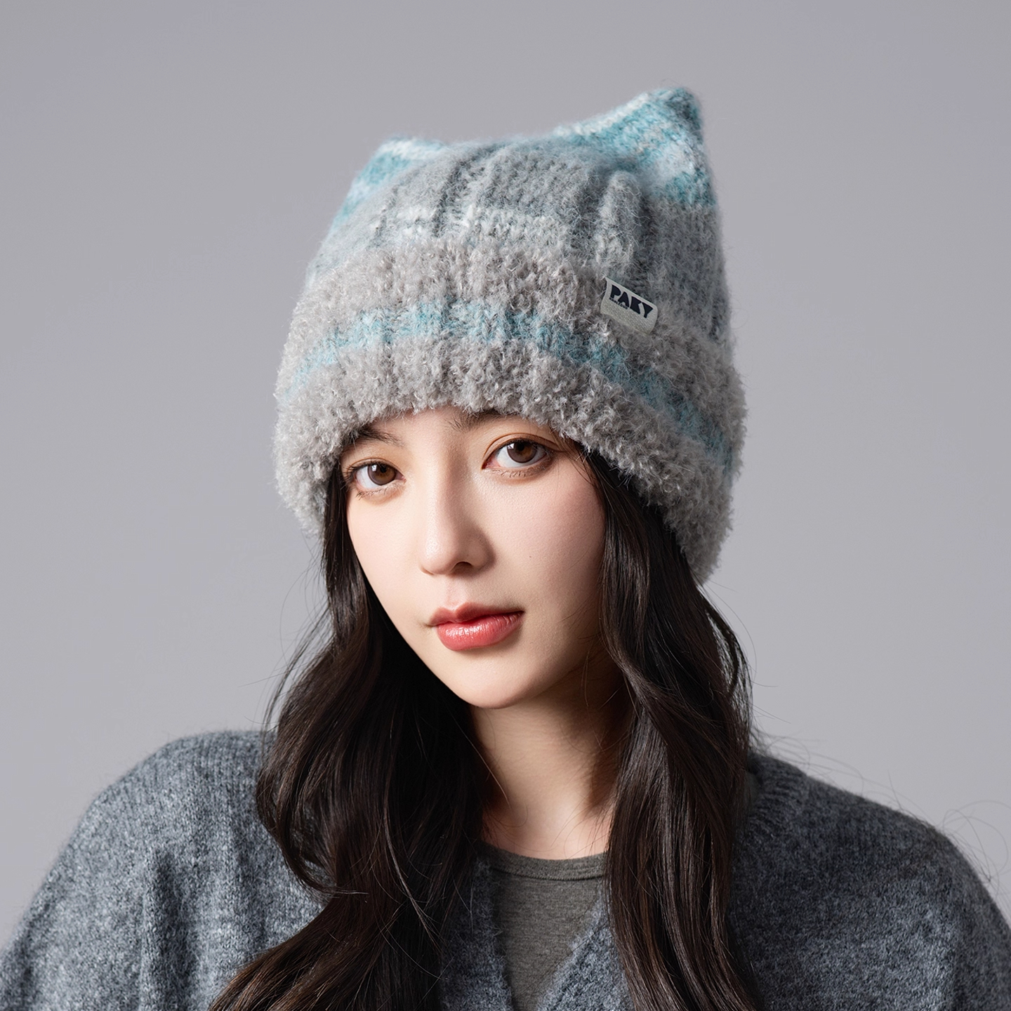 2025新款韩版针织保暖毛线帽子女