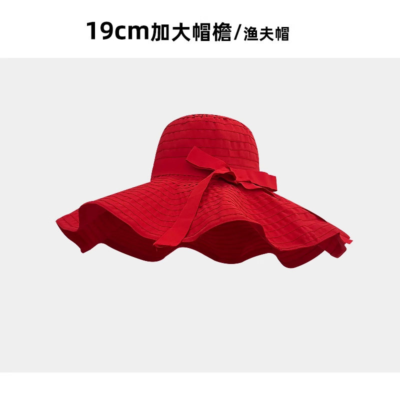 2026夏季新款海边度假防晒帽子女