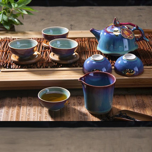 德强陶瓷整套功夫茶具
