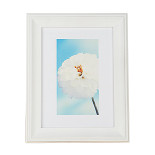 欧式简约复古原木实木制8寸 10寸白色儿童小相框画框照片架摆件台