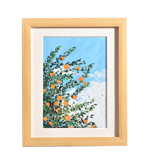 配白色卡纸中空立体效果A5 16K32k油画棒作品专用小画框相框装裱