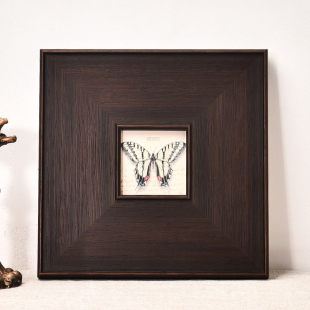 复古实木宽边画框中古风小众高级感油画外框装裱相框定制空框架