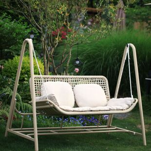 户外秋千庭院家用藤编秋千休闲室外双人网红阳台秋千摇椅