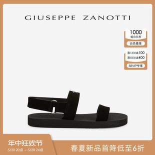 ZanottiGZ男士 SS24春夏新品 简约露趾凉鞋 Giuseppe 拖鞋 沙滩鞋