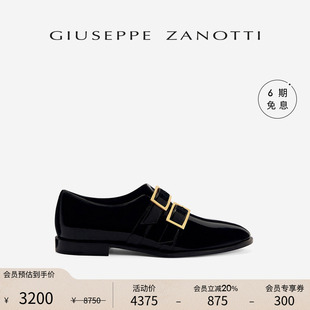 ZanottiGZ男士 Giuseppe 金属扣正装 皮鞋 乐福鞋 婚鞋 臻选特惠