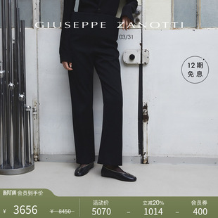 平底拉链款 ZanottiGZ女士时尚 Giuseppe 芭蕾舞鞋 臻选特惠