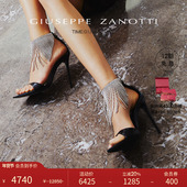 礼物 Giuseppe Zanotti GZ女士水钻高跟凉鞋 婚鞋