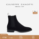 简约时尚 ZanottiGZ男士 Giuseppe 切尔西短靴 礼物