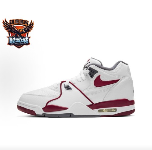 耐克Nike Air Flight 89 OG男款白红低帮复古篮球鞋DD1173-100