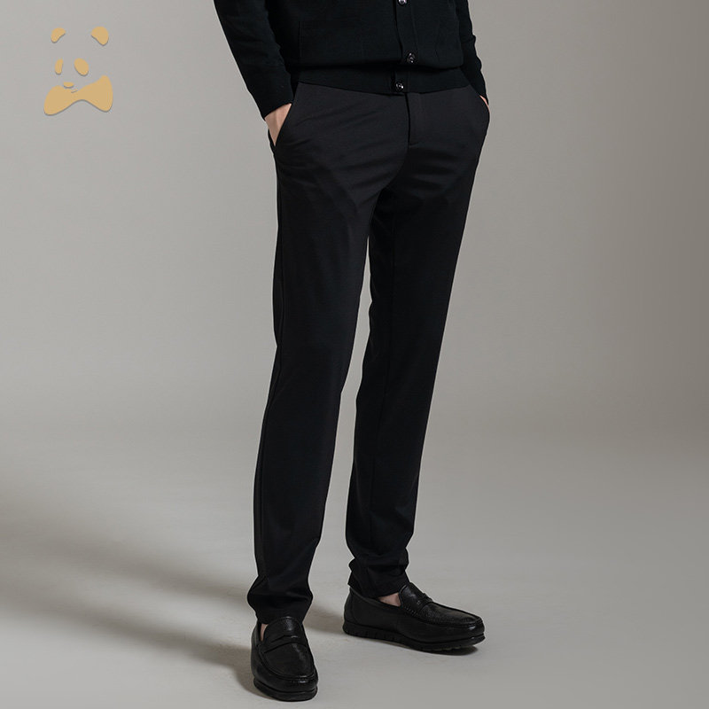 CANUDILO/卡奴迪路春夏新品弹力休闲裤男士通勤修身