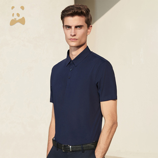 男 polo衫 CANUDILO 卡奴迪路商务易打理弹力针织短袖