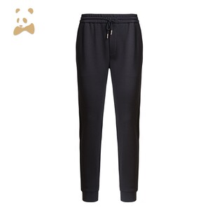 羊毛混纺 绵羊毛微弹束腰休闲长裤 CANUDILO 冬季 男士 卡奴迪路