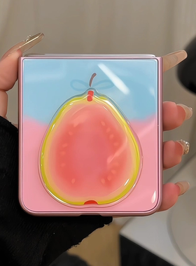 蝴蝶结芭乐适用金属玻璃华为pocket2折叠简约pocketS创意p50可爱三星zflip3小众小米折叠屏novaflip手机壳