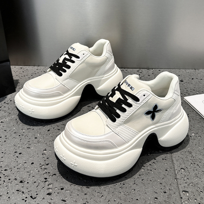 厚底松糕老爹鞋女爆款运动小白鞋