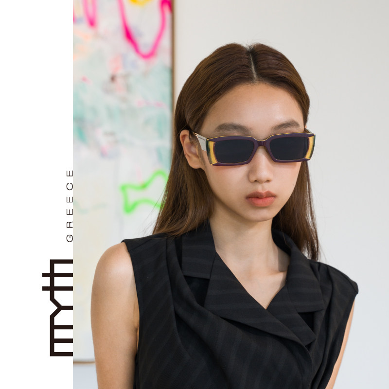 MYTH几何自由美学太阳镜重构个性复古窄方框夸张挂耳潮墨镜MS2404,ZIPPO/瑞士军刀/眼镜,太阳眼镜,淘宝优惠券,粉丝福利购,淘宝优惠卷