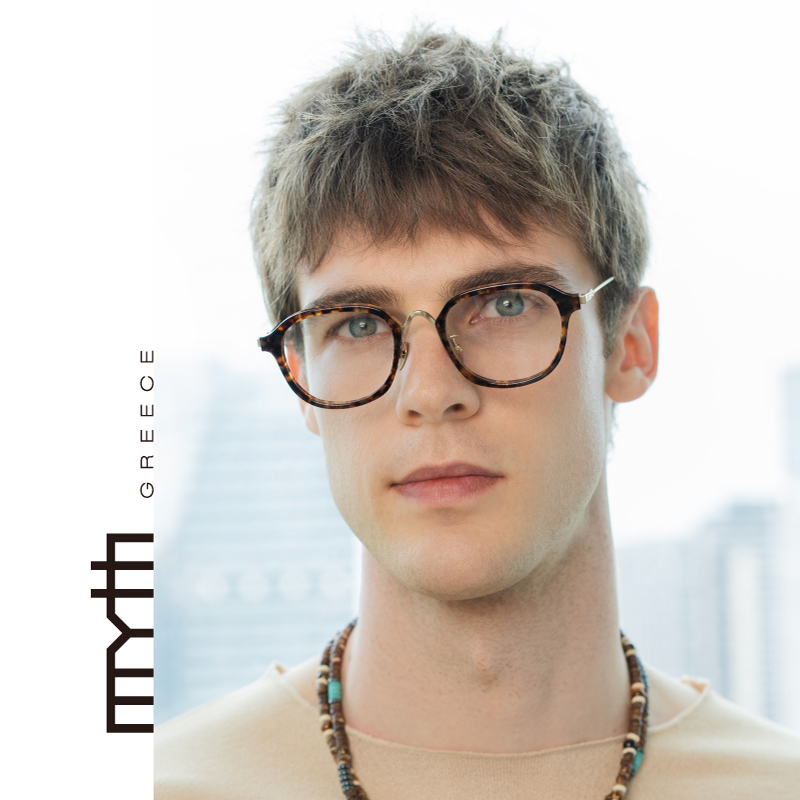 粗板材细金属美学融合设计镜架