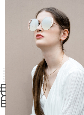 MYTH眼镜新款TRANOI时装款墨镜女DAPHNE个性镜片前卫太阳镜MS1804
