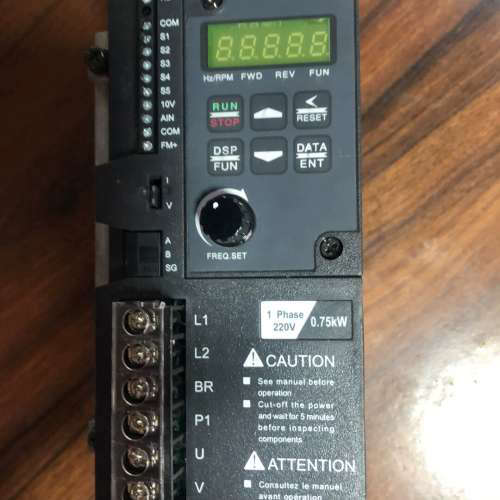 S313-201-H1BCD，东元变频器9成新包好用，实价直议价
