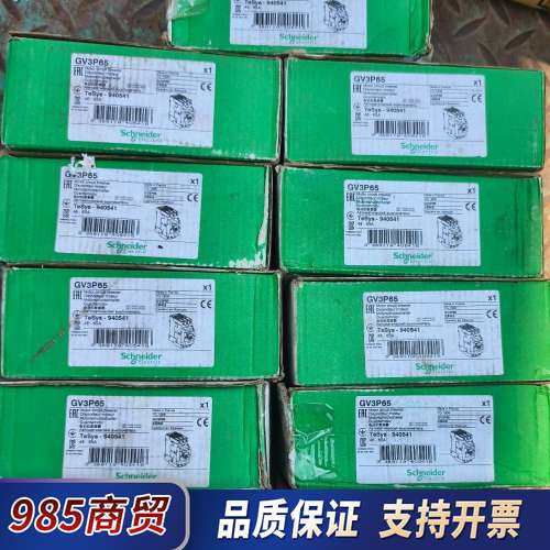 GV3P65电动机断路器，全新原装正品，14个，有议价