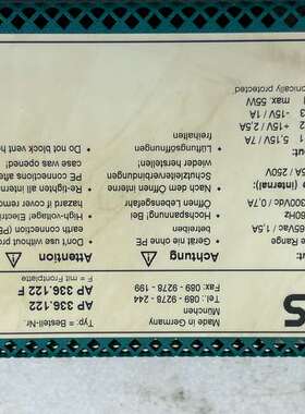 PULS普尔世电源AP 336.122  /AP 336.1