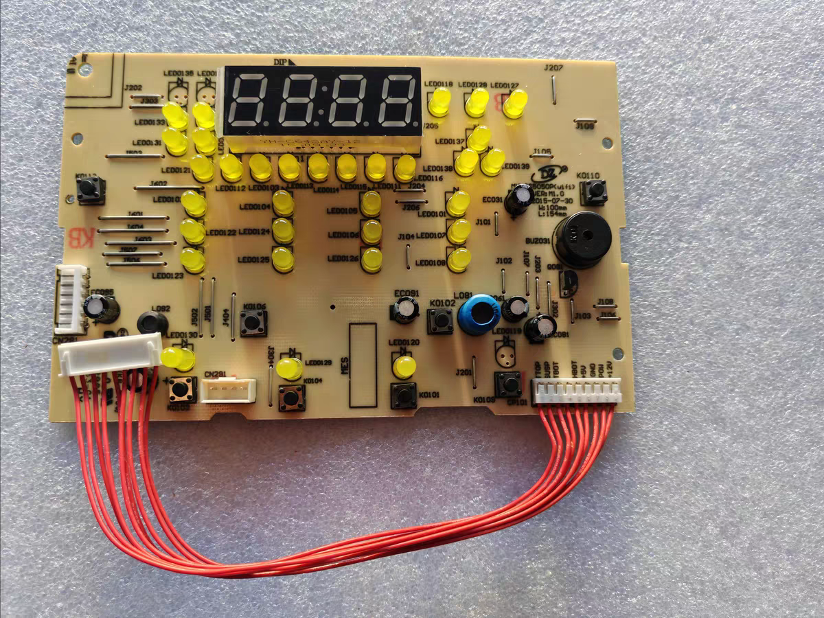 美的电压力锅配件MY-SS5050XM原厂按键板控制板电脑板显示板灯板