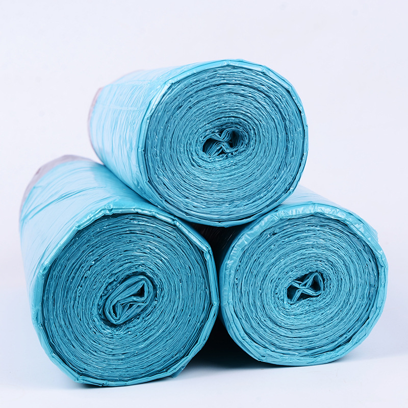 性手提式抽绳垃圾袋 60L单卷20只 厂家