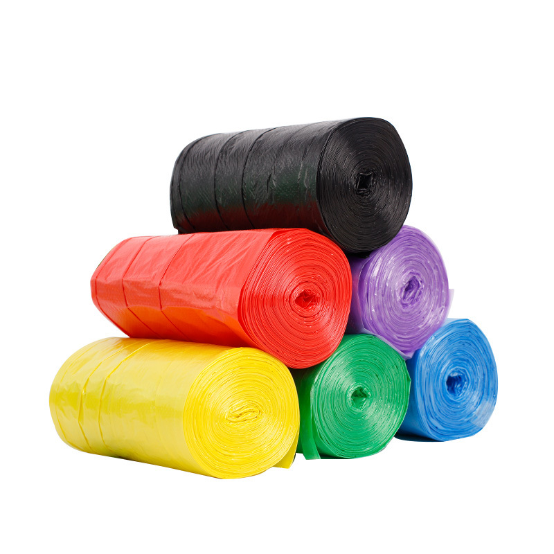 一次性垃圾袋45*50家用平口袋点断式彩色厨房酒店塑