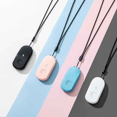 项链款挂脖负离子发生器家用桌面充电款除烟除甲醛空气净