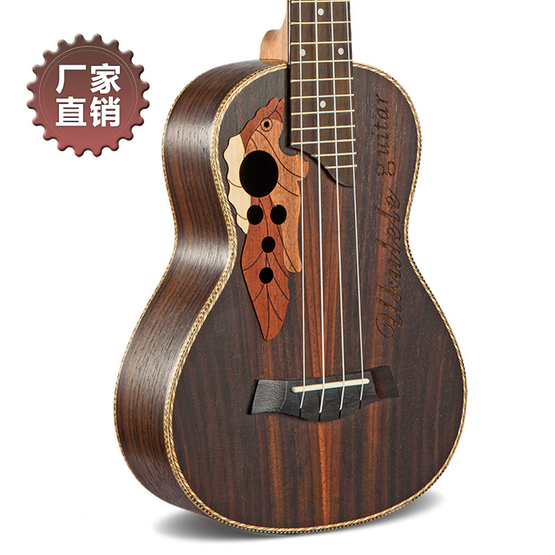 23寸葡萄孔玫瑰木尤克里里 夏威夷Ukulele乌克丽丽四弦琴小吉他