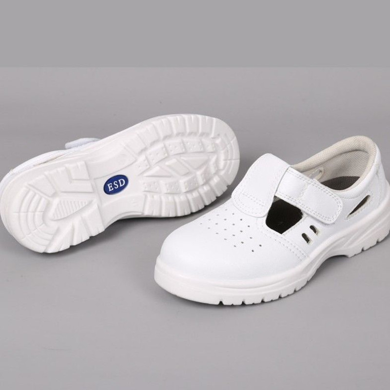 防静电安全鞋白色防砸劳保esd