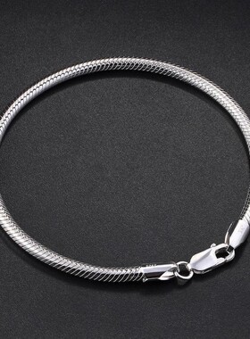 男手链ins小众设计潮流抖音个性简约蛇骨链手链男士简单大方